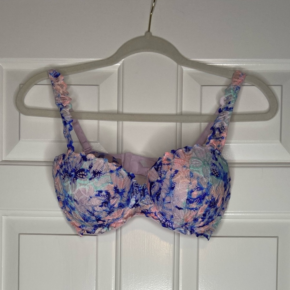 34D PINK Date Push-Up Bra
